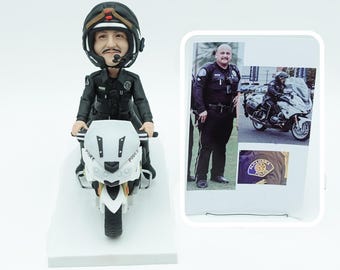 Muñecos cabezones personalizados, muñecos cabezones personalizados, estatuas 3D personalizadas, muñecos cabezones de motocicleta personalizados, regalos de cumpleaños, regalo de aniversario