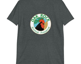 Camiseta de manga corta unisex - Logotipo de Mo The Rooster