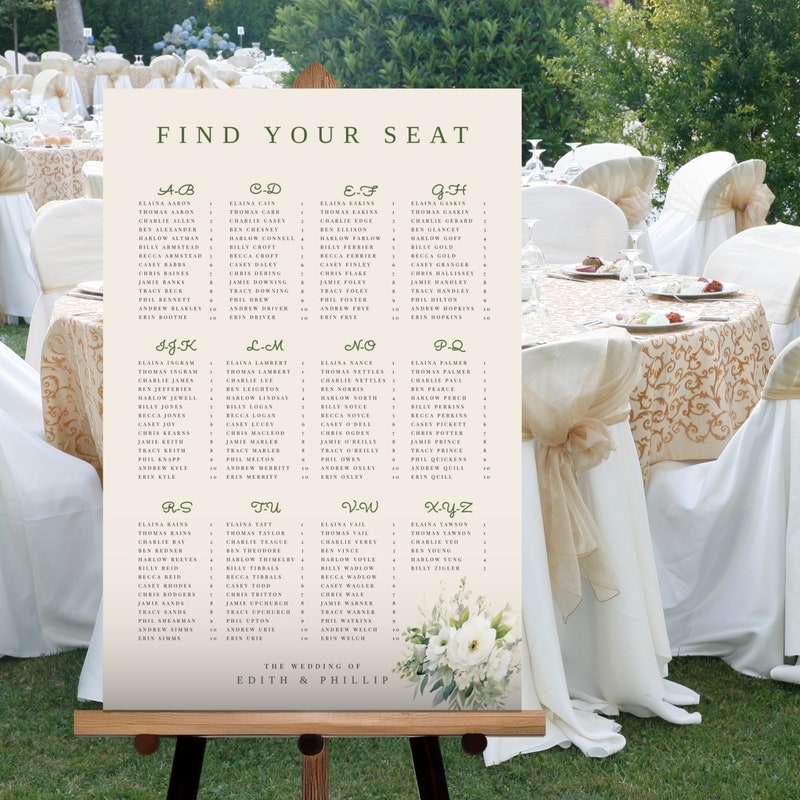 Wedding Seating - Etsy