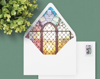 Floral Envelope Liner Template | 12 sizes | Elegant  Envelope Liner | Instant Download | Printable Envelope Liner | Liners for  Invites
