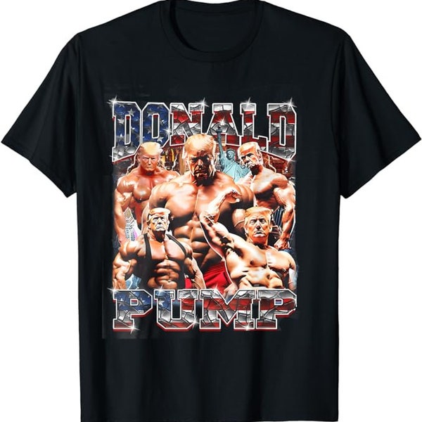 Donald Pump Trump 2024 Weight Lifting Gym Fitness shirt