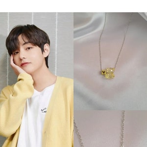 Buy BTS Kim Taehyung WINTER BEAR Necklace Online in India 