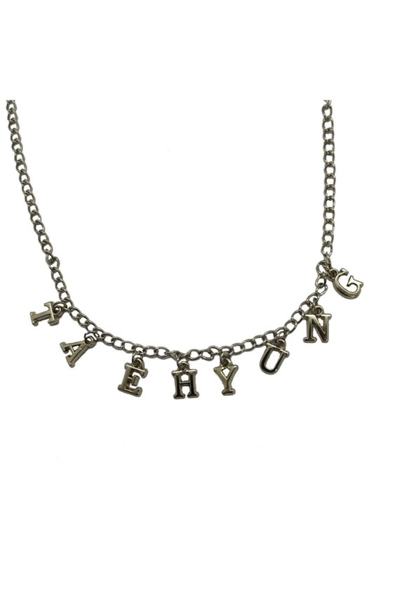 Custom Designed BTS Taehyung Necklace A Stylish Accessory for K