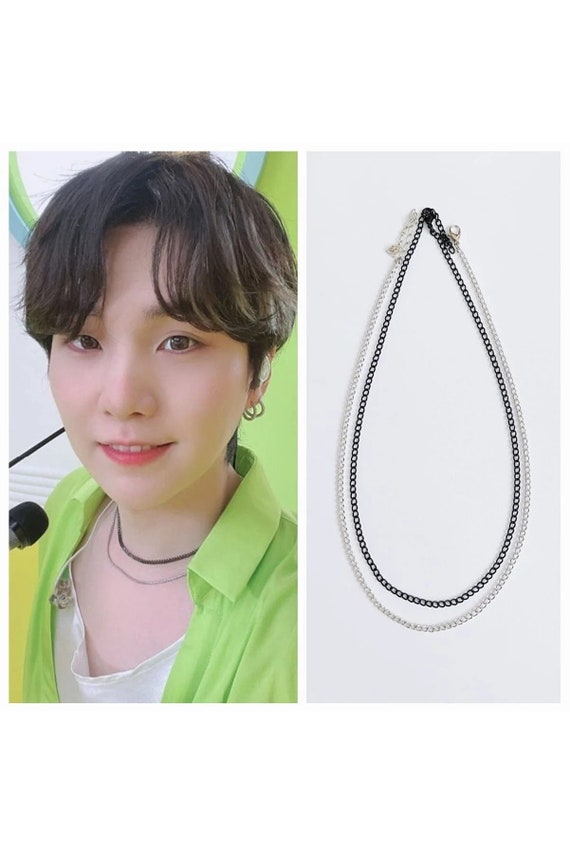 Bts suga shop necklace