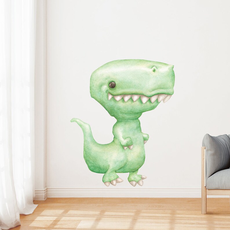 Removable Dinosaur Wall Decal Dino Trex 1m tall