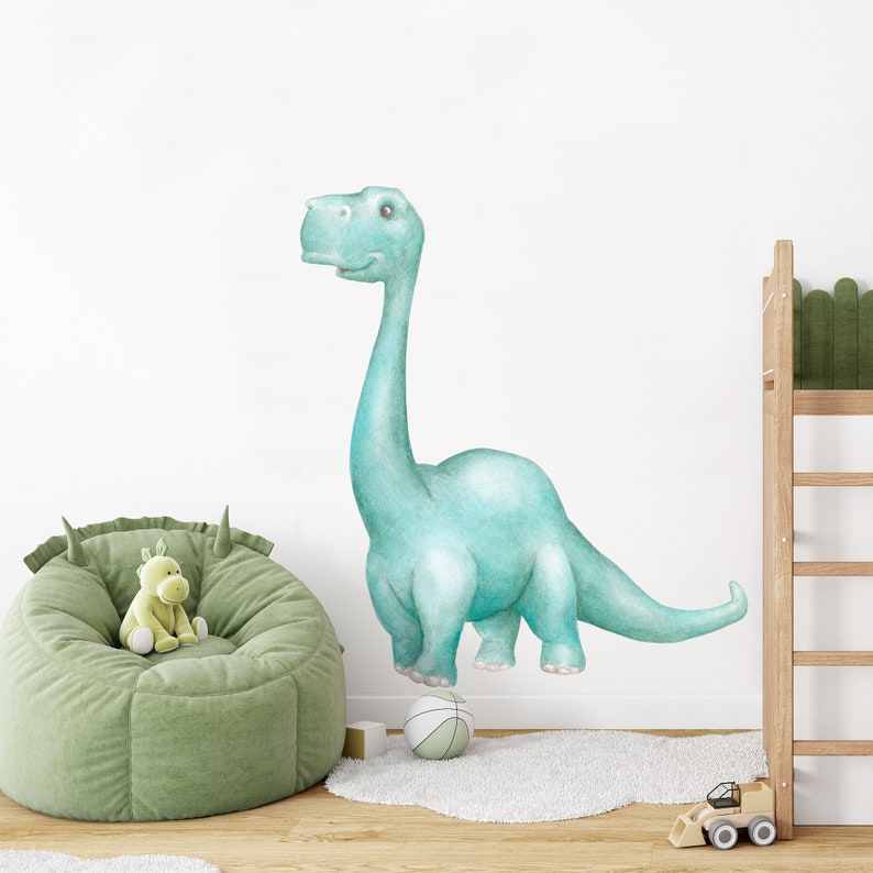 Removable Dinosaur Wall Decal Dino Brac 1.5m tall