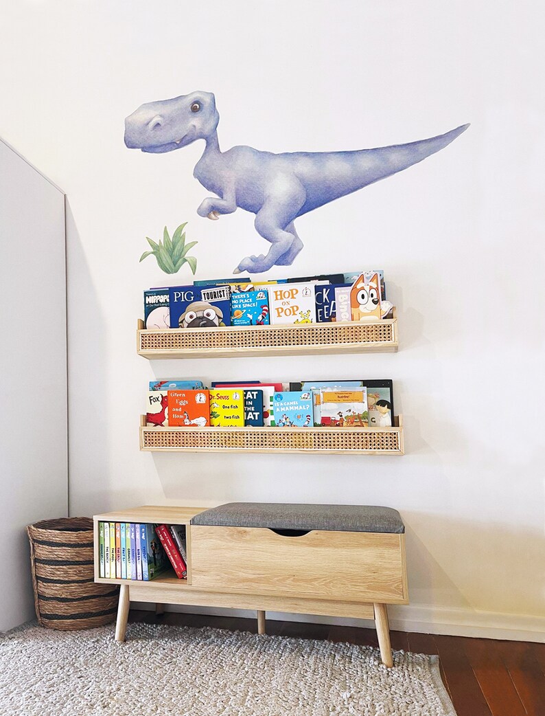 Removable Dinosaur Wall Decal Dino Rapt 1m wide