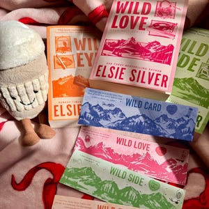 Rose Hill Lesezeichen-Set | Digitales Lesezeichen-Set für Cowboy-Buchliebhaber | Wild Love, Wild Eyes, Wild Side Wild Card Karte von Elsie Silver