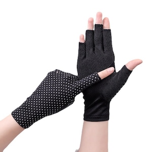 High Quality Short Outdoor Protection Gloves, Work/Driving UV Protection Gloves, Stylish Sun Protection Gloves, Sunscreen Women Gloves