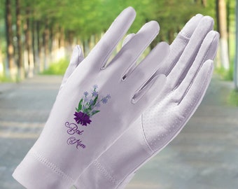 Personalized Sun Protection Gloves, Work/Driving UV Protection Gloves, Sunscreen Women Gloves, Outdoor Protection Gloves, Personalized Gift