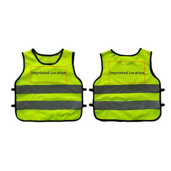 Personalized Visibility Vest for Kids, Kids Safety Jacket, Construction Vest for School Babies, Kids Safety Gear, Special Gifts