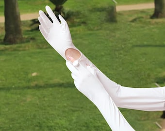 Sun Protection Gloves With Long Sleeve, Sun Block Arm Gloves, Working/Driving UV Protection Gloves, Long Touchable Woman Gloves,Fashion Gift