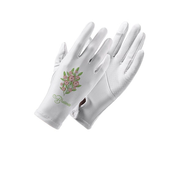 Work/Driving UV Protection Gloves, Personalized Sun Protection Gloves, Sunscreen Women Gloves, Outdoor Protection Gloves, Personalized Gift