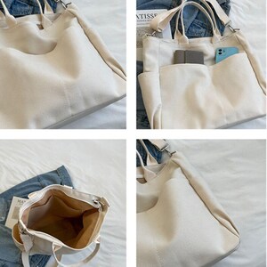 Mama Tasche 'Mimi' – Personalisierte Jute-Tragetasche Mit Reißverschluss, 34,5x37 Cm, Für Krankenhaus, Strand & Alltag