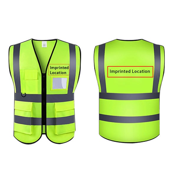 High Visibility Reflective Safety Clothing, Sanitation Workers Clothes For Road Construction, Safety Vest Security, Hi Vis Vest with Pockets