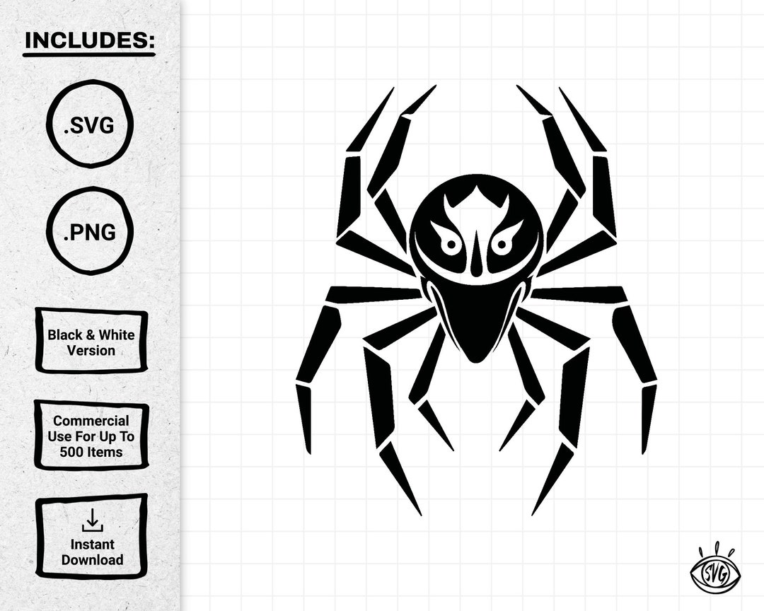 Spider SVG Spider PNG Cute Spider SVG Spider Clipart - Etsy