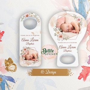 Custom Baby Shower Fridge Magnet Favors For 1St Birthday Or Baptism Event, Baptism Favor Magnet, Baptism Souvenir For Guests