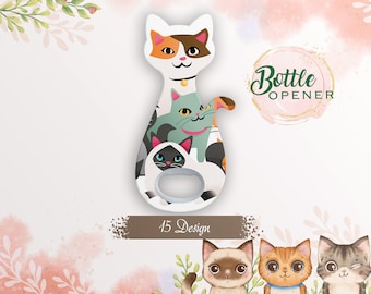 Cat Bottle Opener Koelkastmagneet, Flesopeners, Cat Paw Bottle Cap Opener, Decoratieve Home Bar Accessoires, Bieropener, Cat Gifts