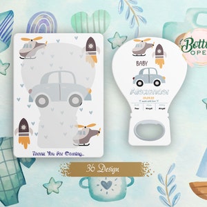 Bomboniera magnetica con mongolfiera personalizzabile, regalo per il tuo baby shower o la prima festa di compleanno, decorazioni per mongolfiere, bomboniera per festa di compleanno