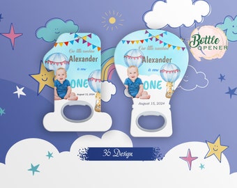 1st Birthday Favors / Birthday Favors Magnet Opener / Personalized Birthday Party Favors for Guests in bulk / Birthday Bulk Favors