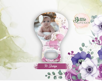 Magnet Baby Shower Favors for Guest - Bottle Opener Baby Shower in Bulk - Customized Baby Shower Gift Magnet - Cap Opener - Baptism Event