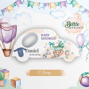 Baby Shower Gift Magnet Bottle Opener Baby Shower Favors Personalized Baptism Magnet Customized Baby Shower Baby Shower Gifts Birthday Event