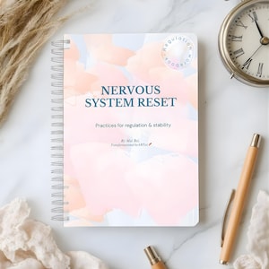 Nervous System Reset Workbook | Overwhelm Recovery | Somatic Calm Toolkit