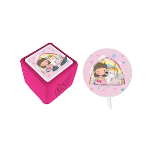 MeinBaby123® Set of 2 protective films for Toniebox and charging station | Protective cover suitable for Toniebox | Toniebox accessories | (Bundle Fairy & Unicorn)