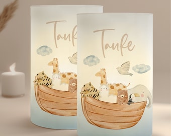 10 lantern baptism, baptism decoration ark, baptism lantern, light cover baptism, lantern baptism, decoration for the baptism, table decoration ark