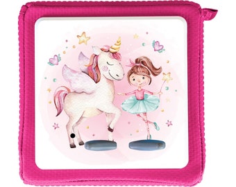 MeinBaby123® Toniebox Schutzfolie | Schutzcover passend für die Toniebox | Toniebox Zubehör | Premium Qualität (Einhorn & Ballerina)