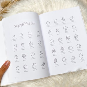 Pregnancy journal with gold-plated linen cover, gifts for pregnant women, pregnancy, love in the womb, pregnancy (linen) image 9
