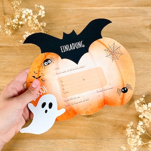 Griezelige kinderuitnodigingskaarten voor Halloweenfeest | DIY-uitnodigingskaarten voor kinderverjaardagen | Maak je eigen Halloween-uitnodigingen