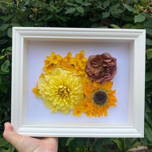 DEPOSIT for CUSTOM shadow box for wedding flowers