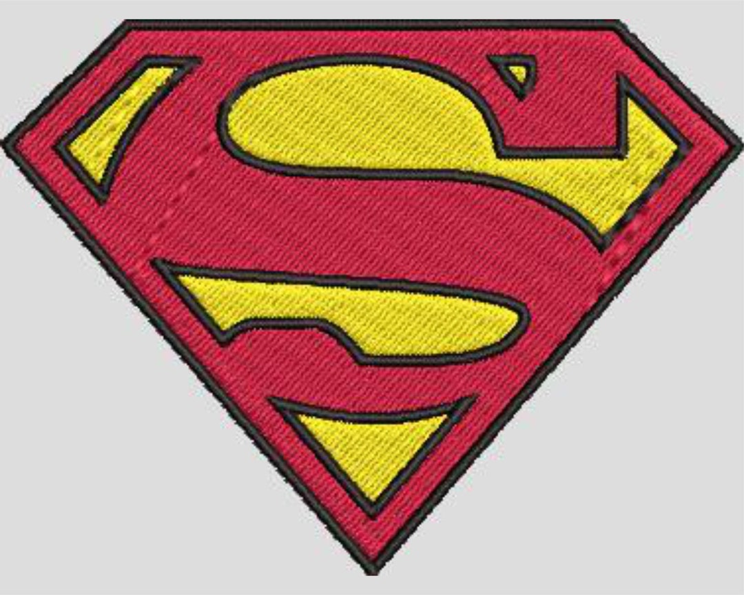 Superman Embroidery Design. Machine Embroidery Design. Etsy