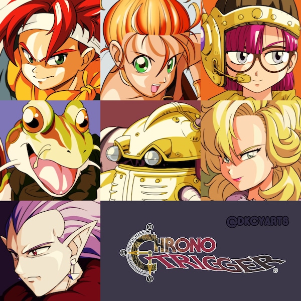 Chrono Trigger - Character Portraits