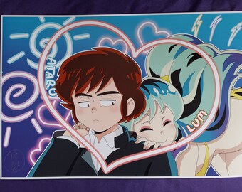 Ataru + Lum [urusei Yatsura] - Etsy