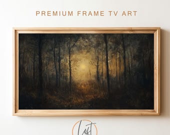 Samsung Frame TV Art / Vintage Classic Moody Landschaftsmalerei DIGITALE Datei Download