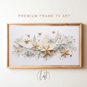 Samsung Frame TV Art | Merry Christmas Artwork | Digital Holiday Art For TV Digital Download