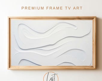 Arte de TV Samsung con marco neutro / Arte lineal minimalista (Descarga digital)