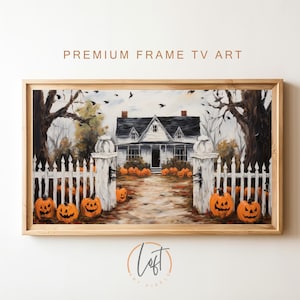 Frame TV Art Halloween ~ Art for Tv 4K ~ Frame Tv Art  ~ Frame Tv Halloween Cottage