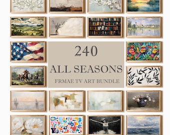 All Seasons Frame TV Bundle 240 Artworks | Frame TV Art Set| Samsung Frame TV Art Digital Art For Frame Tv Holiday Decor Instant Download