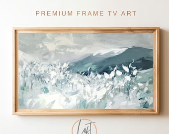 Blau weiße Landschaft für Samsung Frame TV (Digitaler Download)
