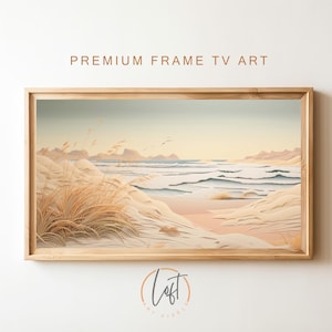 Samsung Frame TV Art Summer | Frame TV Art | Seascape Vintage Painting | Nautical Painting | Digital Download | Art for Samsung Frame TV