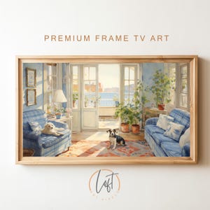 Illustration pour téléviseur avec cadre Samsung | Peinture vintage de Carl Larsson | Téléchargement numérique | Art pour téléviseur à cadre Samsung