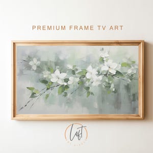 Samsung Frame TV Art, Samsung Art TV, Abstract Art, Digital Download for Samsung Frame, Modern Acrylic Leaves, TV2328
