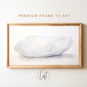 Samsung Frame TV Art | Neutral Minimalist Abstract Painting | DIGITAL TV Download