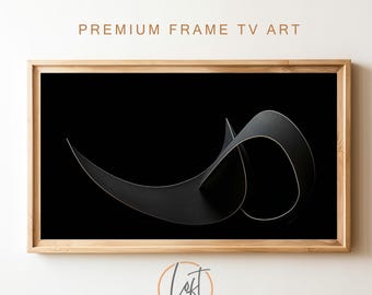 抽象的なフレームのテレビアート、モダンなデジタルダウンロード