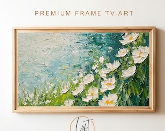 Vintage Spring Meadow Frame TV Art, Spring Field Frame Tv Art, Antique Summer Tv Art, Spring Tv decor, Samsung Frame Tv Art Digital Download