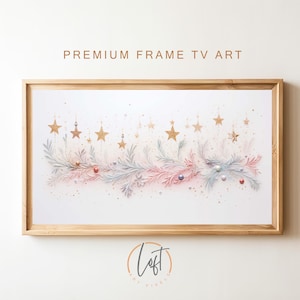 Samsung Frame TV Art | Merry Christmas Artwork | Digital Holiday Art For TV