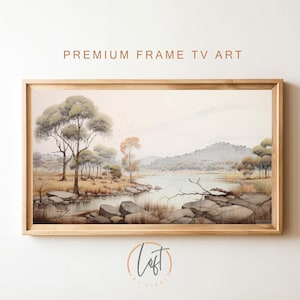 Summer Country Landscape Samsung Frame TV Art | DIGITAL Download | Vintage Painting